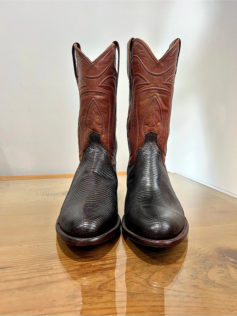 Tecovas The Nolan Whiskey Two-Tone Western Boots US 9 D